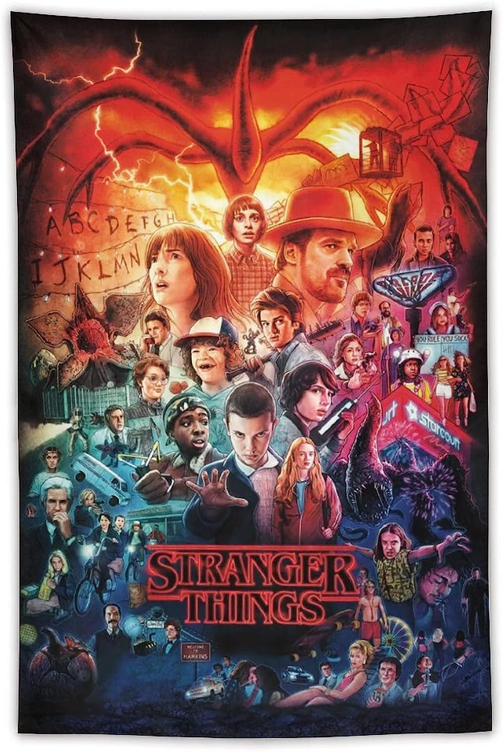 Amazon.co.jp: ストレンジャー・シングス』ファッションアートす